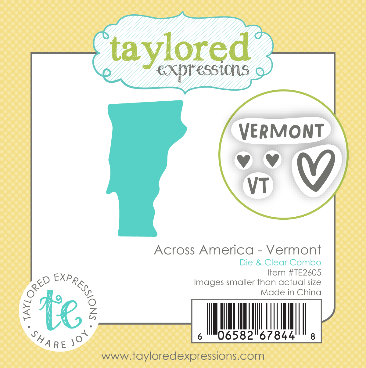 Across America - Vermont Die & Clear Stamp Combo
