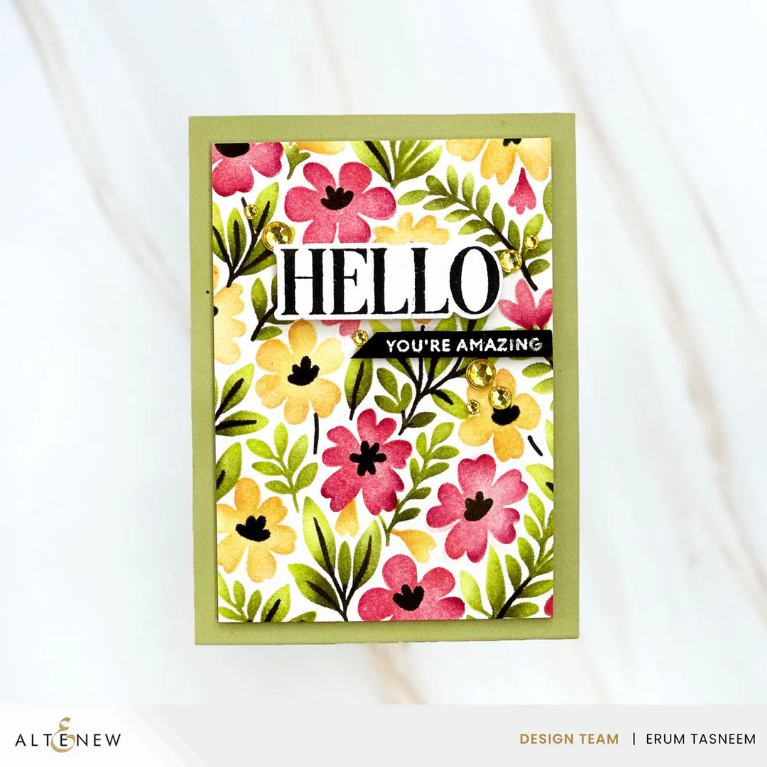 Stencil Art: Styled Backgrounds Layering Stencil Set