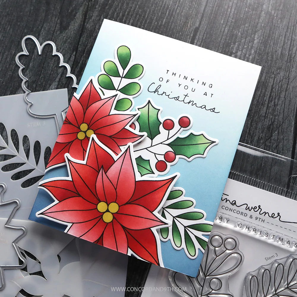 Winter Greenery Stamp Set