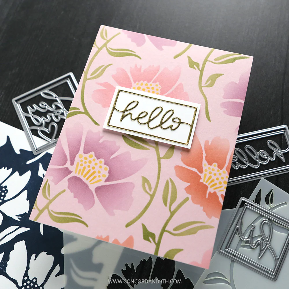 Aubrey Blooms Stencil Pack