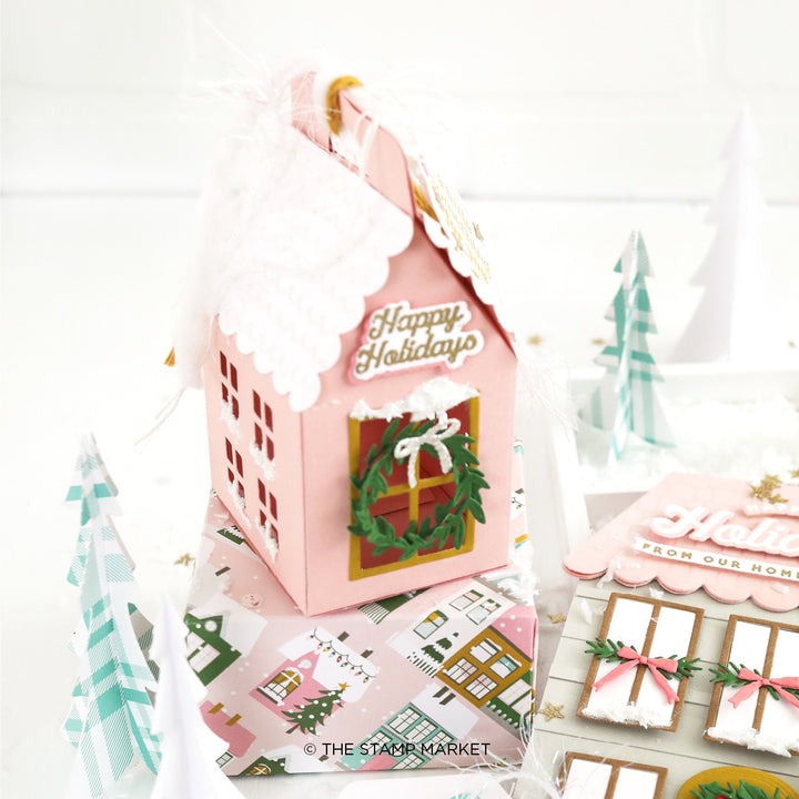 3D Little House Box Die