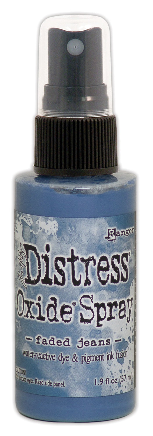 Distress Oxide Spray Faded Jeans