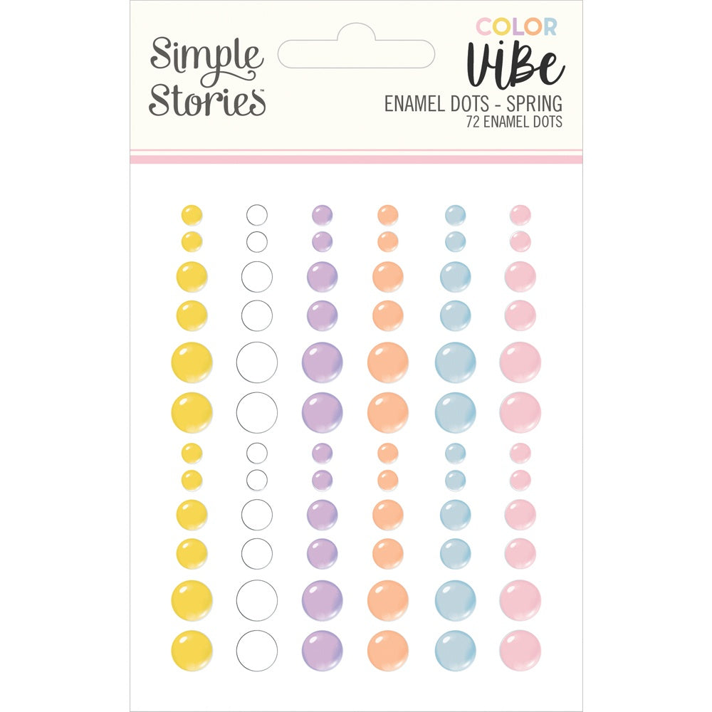 Color Vibe Spring Enamel Dots