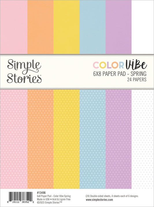 Color Vibe Spring 6x8 Paper Pad