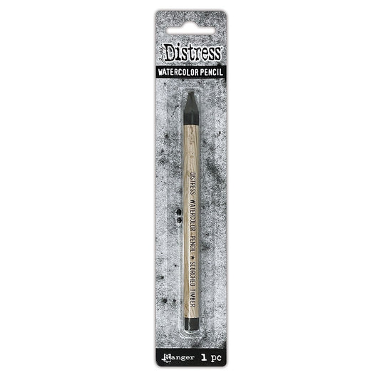 Distress Watercolor Pencil Scorched Timber