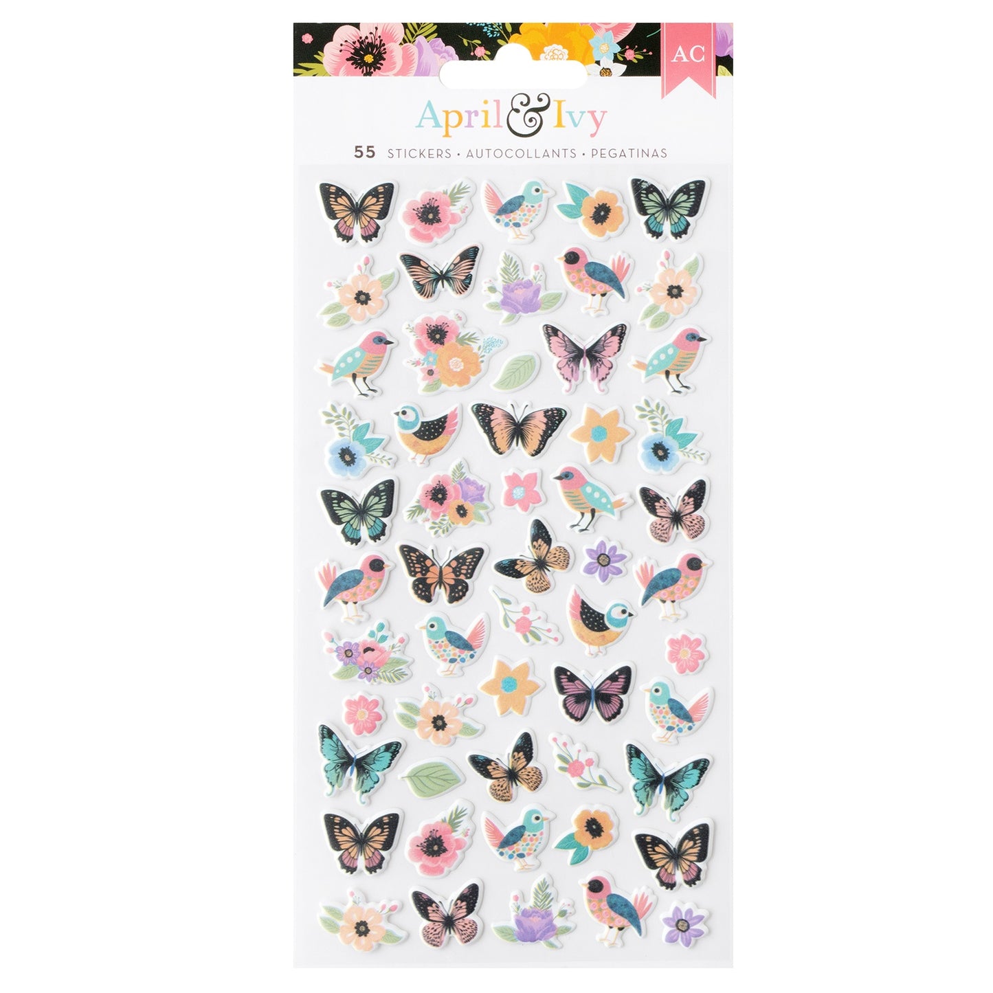 April & Ivy Puffy Stickers