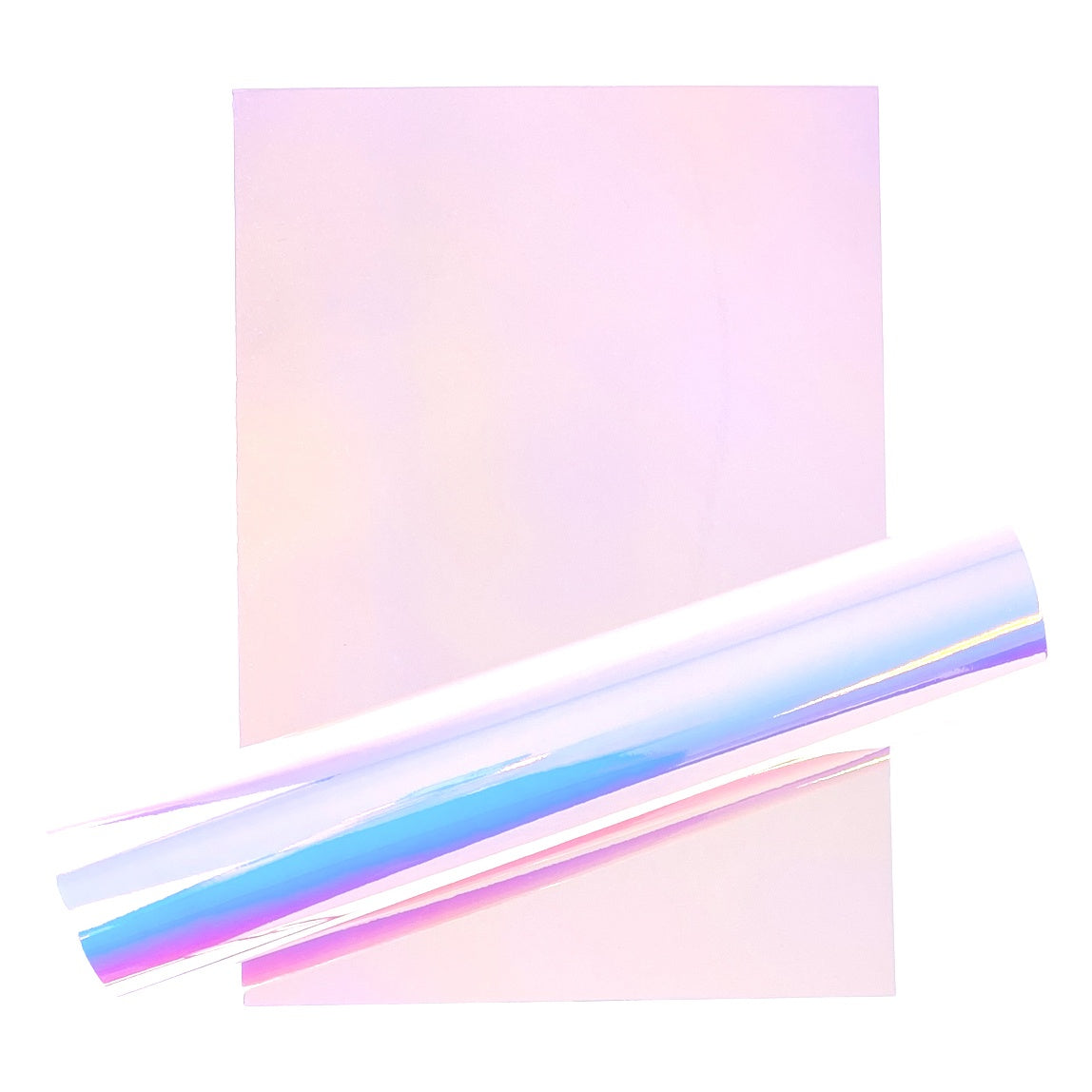 Gloss Iridescent Mirror Cardstock 8.5x11 Prismatic Pink