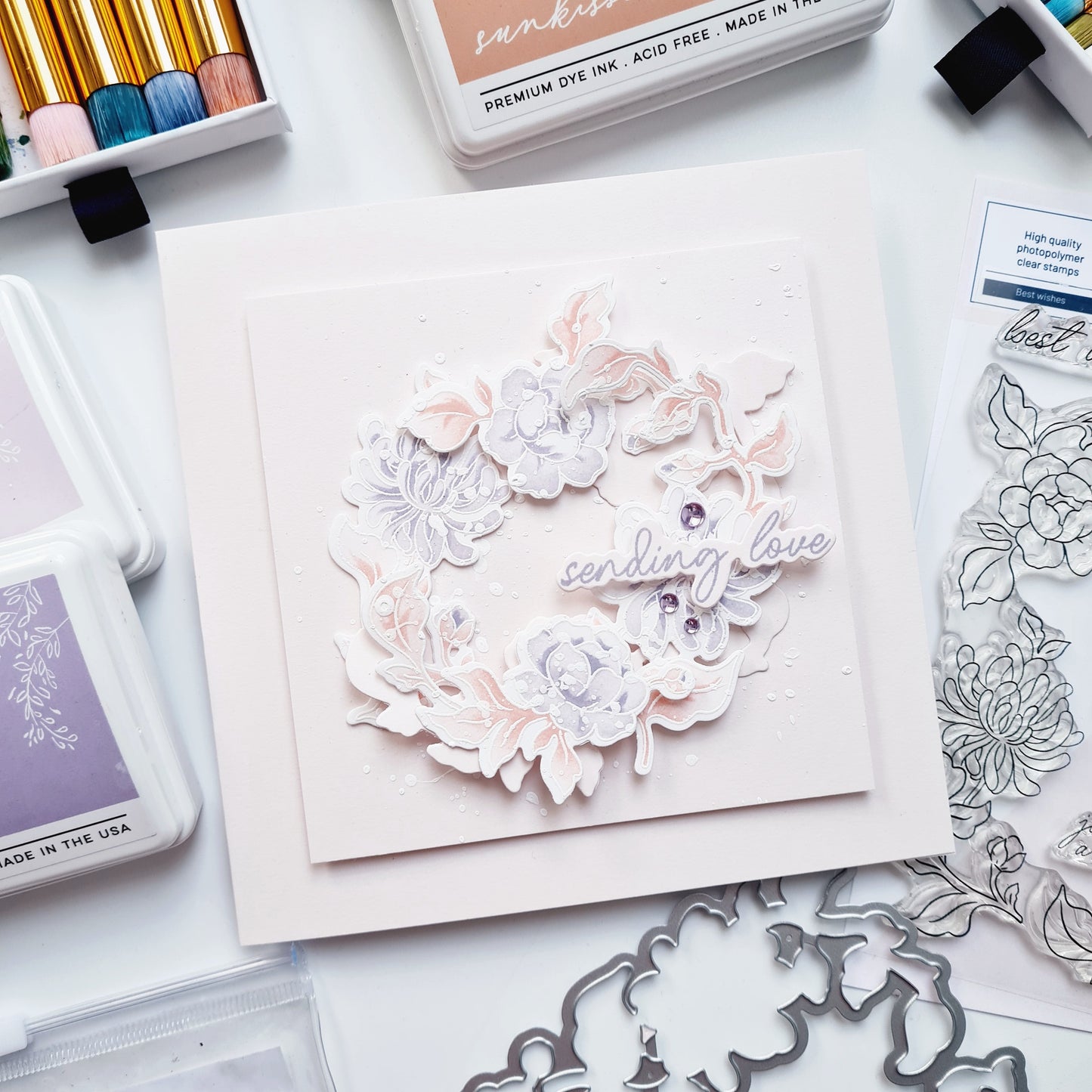Best Wishes Stencils