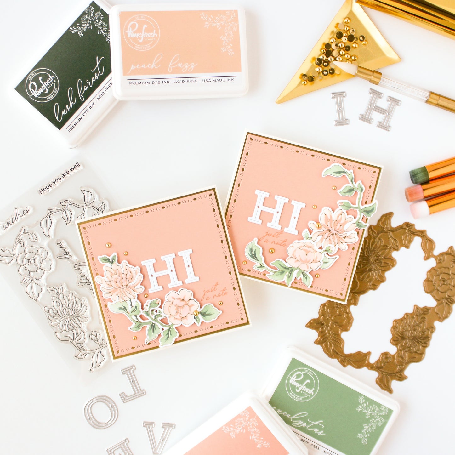 Best Wishes Hot Foil Plate