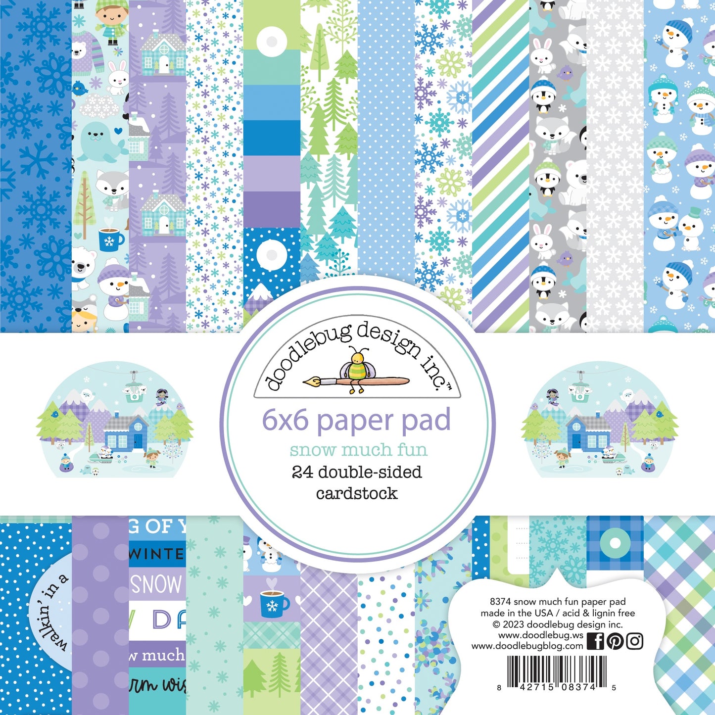 Snow Much Fun 6x6 Paper Pad