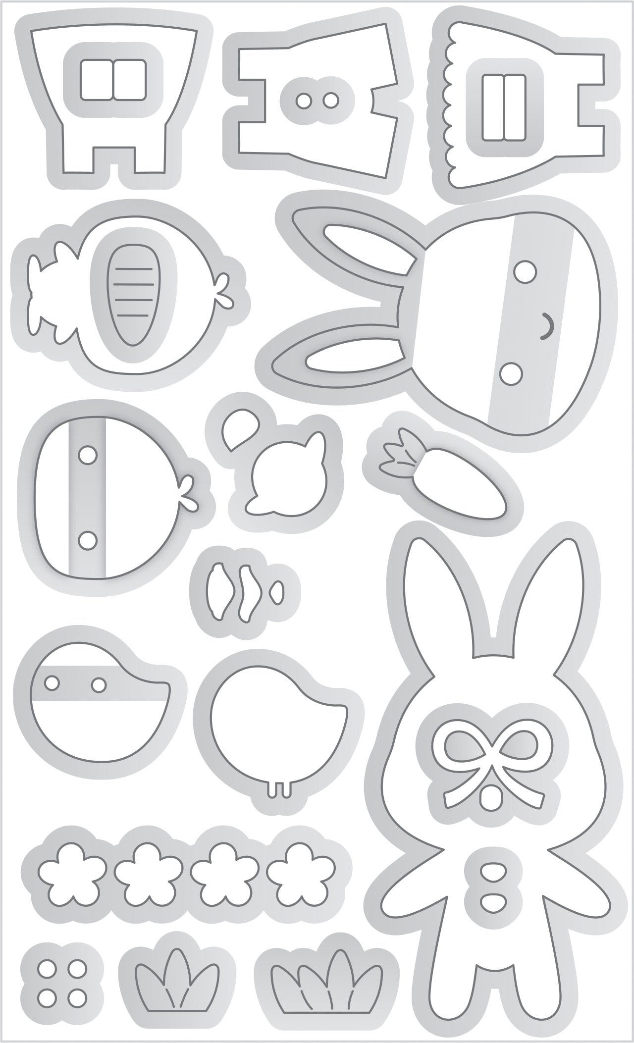 Bunny Hop Bunny & Friends Doodle Cuts
