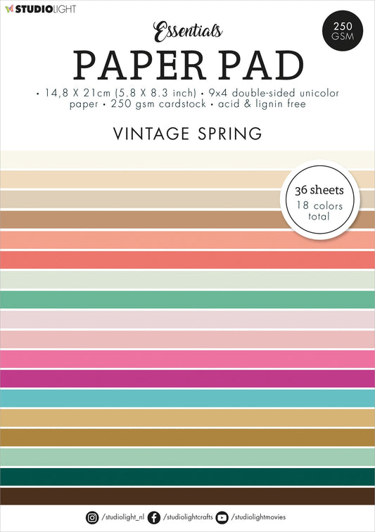 Nr. 92 Vintage Spring Paper Pad