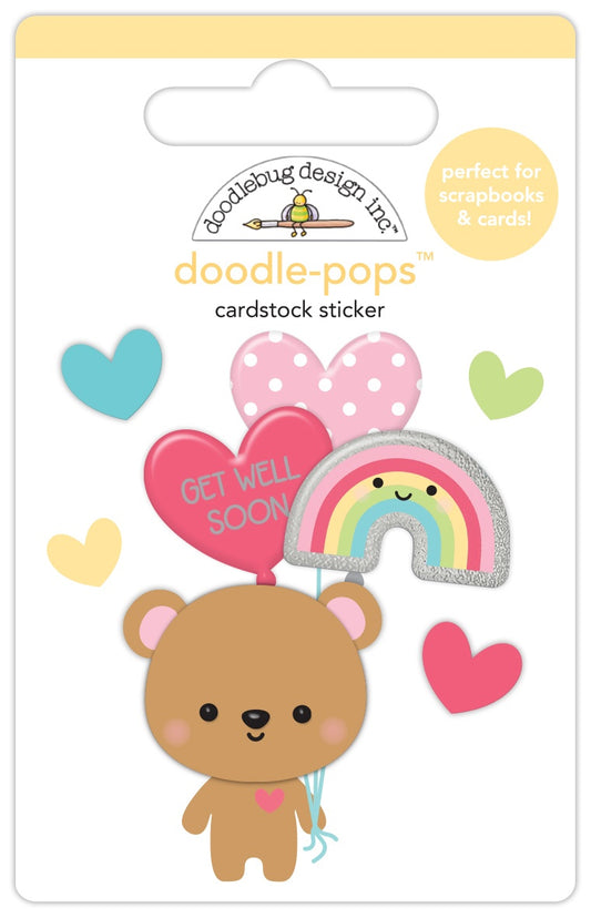 Happy Healing Bear Hugs Doodle Pops