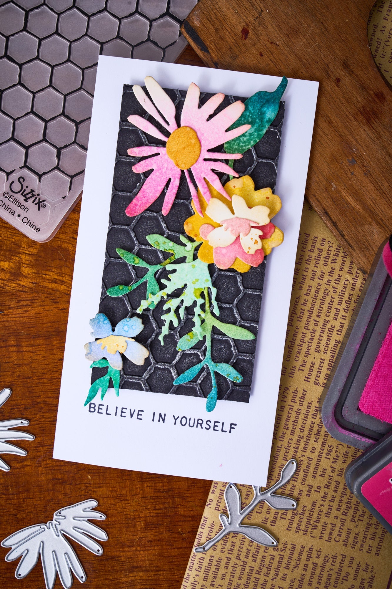 Side Order Floristry Embossing Folder & Dies