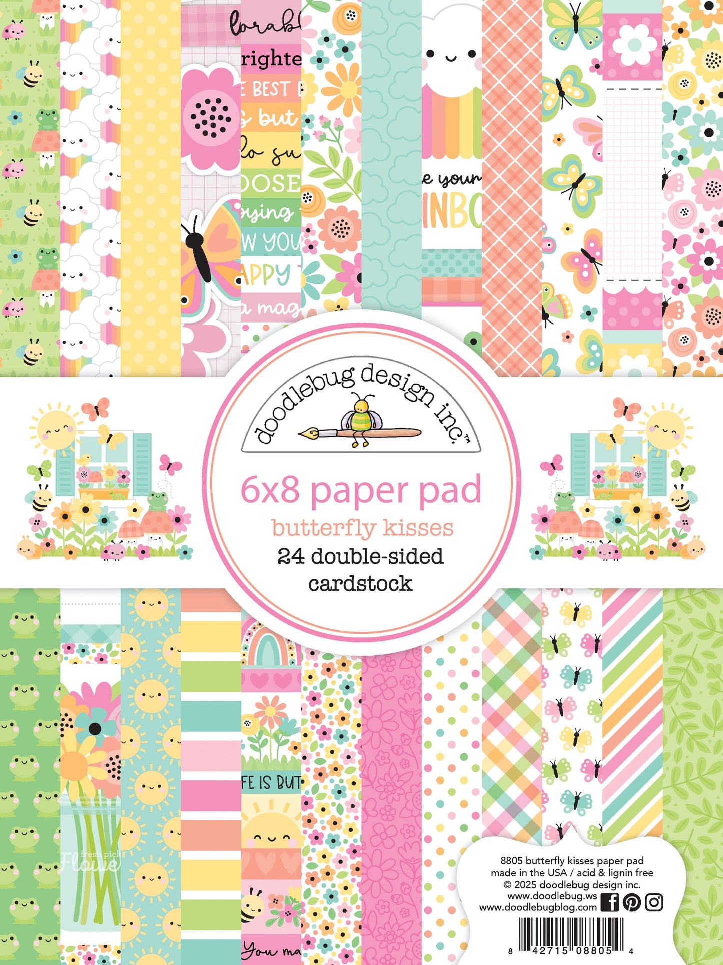 Butterfly Kisses 6x8 Paper Pad