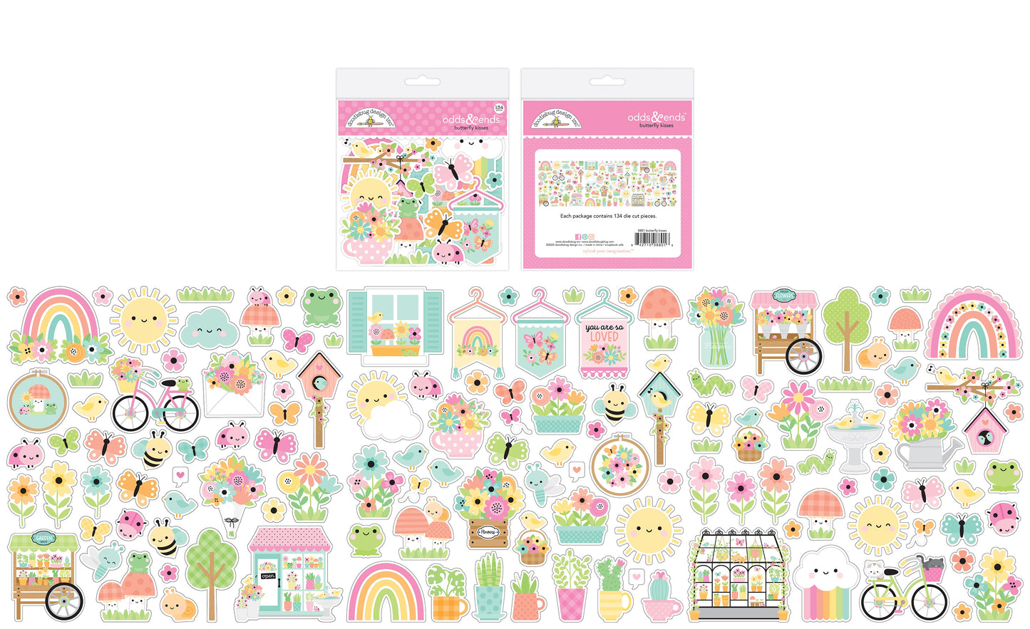 Butterfly Kisses Odds & Ends Die Cuts