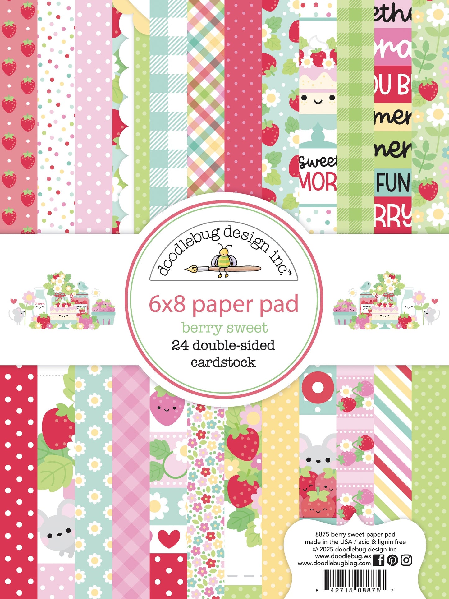 Berry Sweet 6x8 Paper Pad