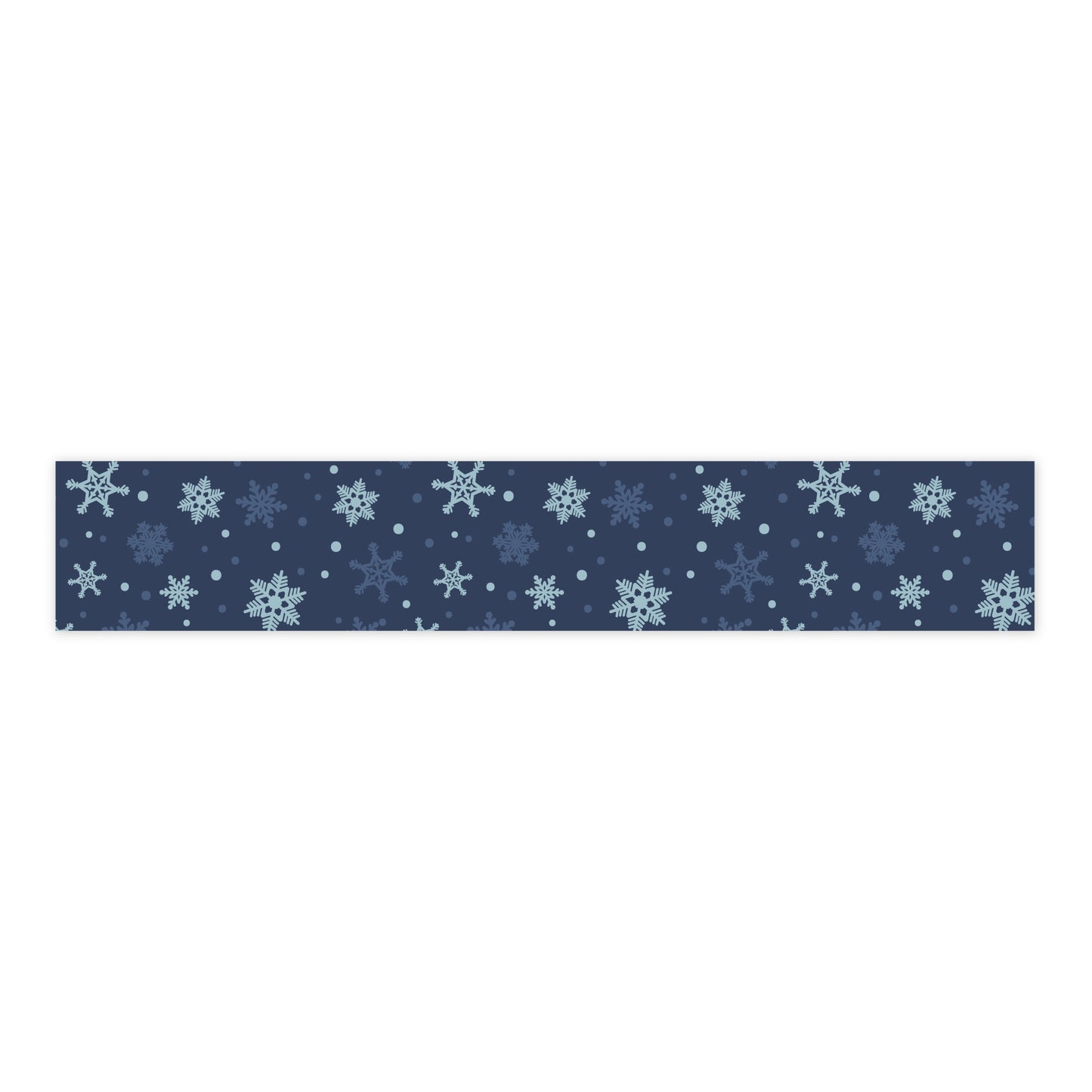 Snow Day Blue Snowflake Storm Washi Tape