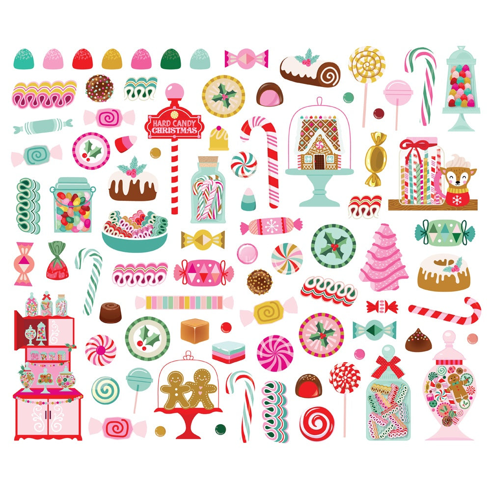 Hard Candy Christmas Sweets Bits & Pieces
