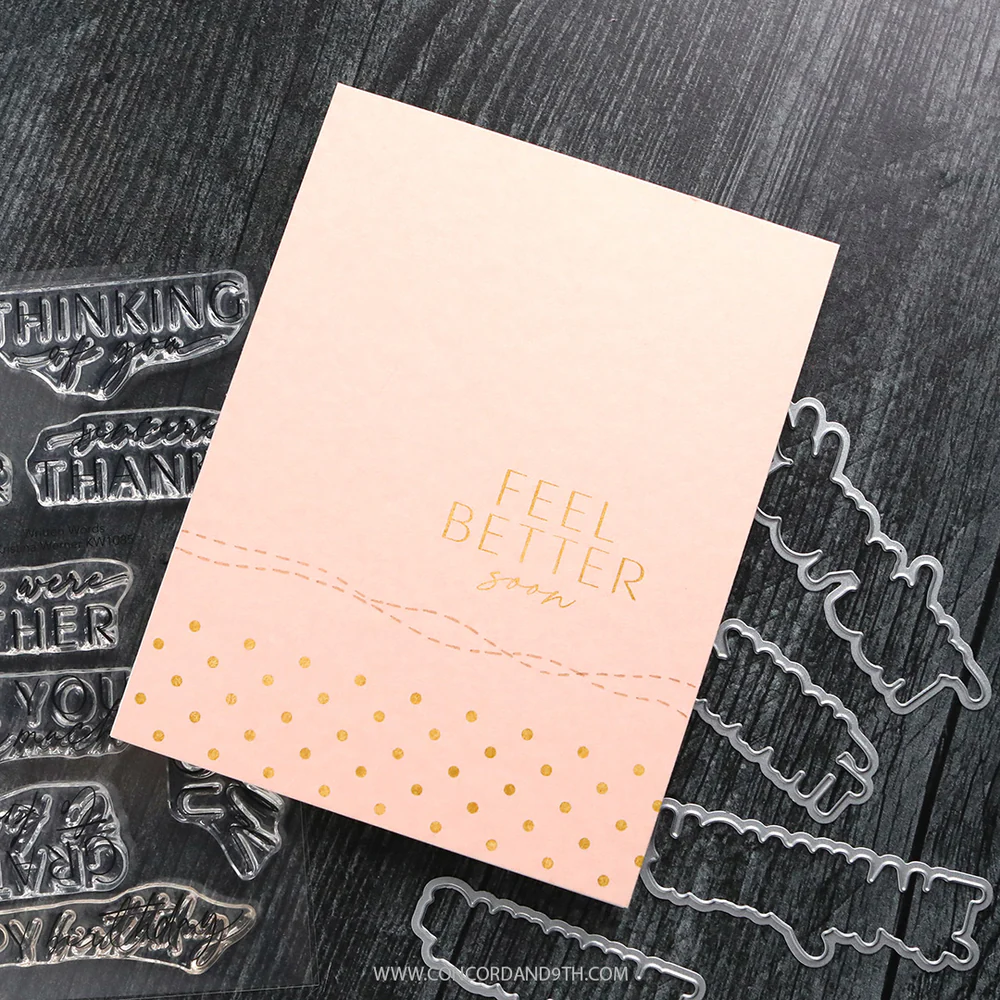Written Words Stamp Set