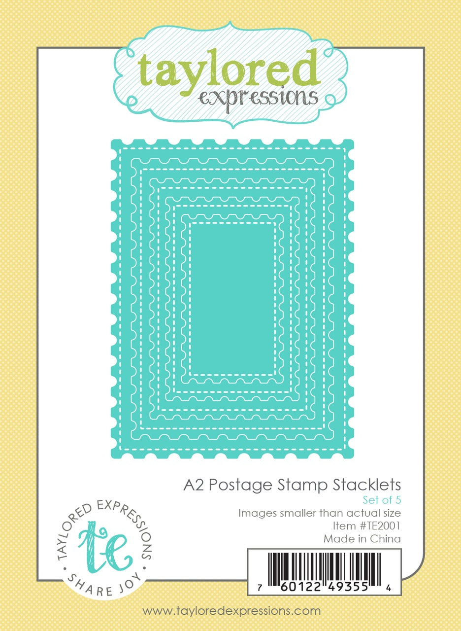 A2 Postage Stamp Stacklets Dies