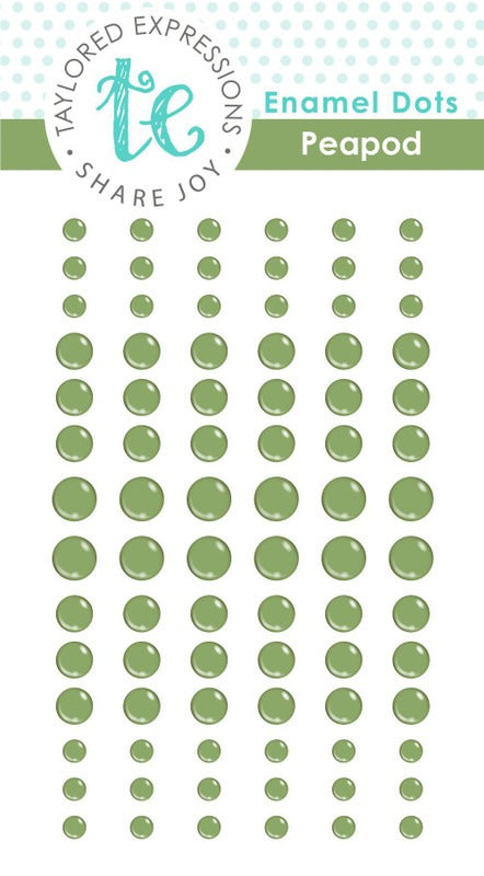 Peapod Enamel Dots