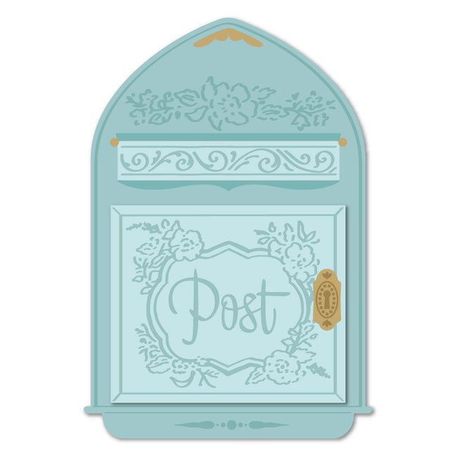 Vintage Mailbox A2 Card Base Honey Cuts