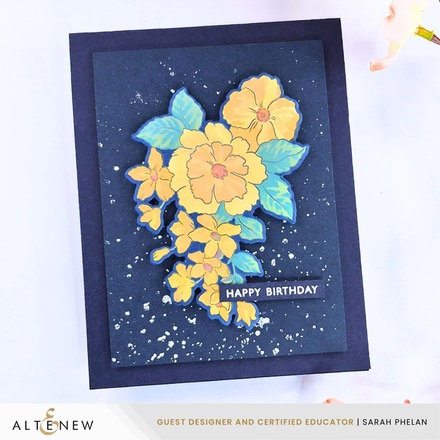 One-Go: Friendship Flowers Stamp Set