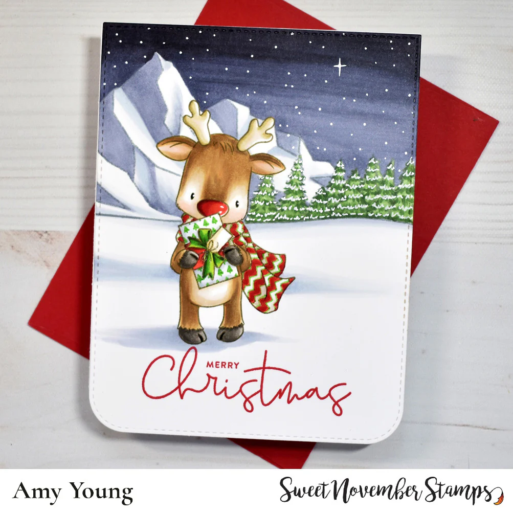 Winter Wishes Reindeer Stamp Set