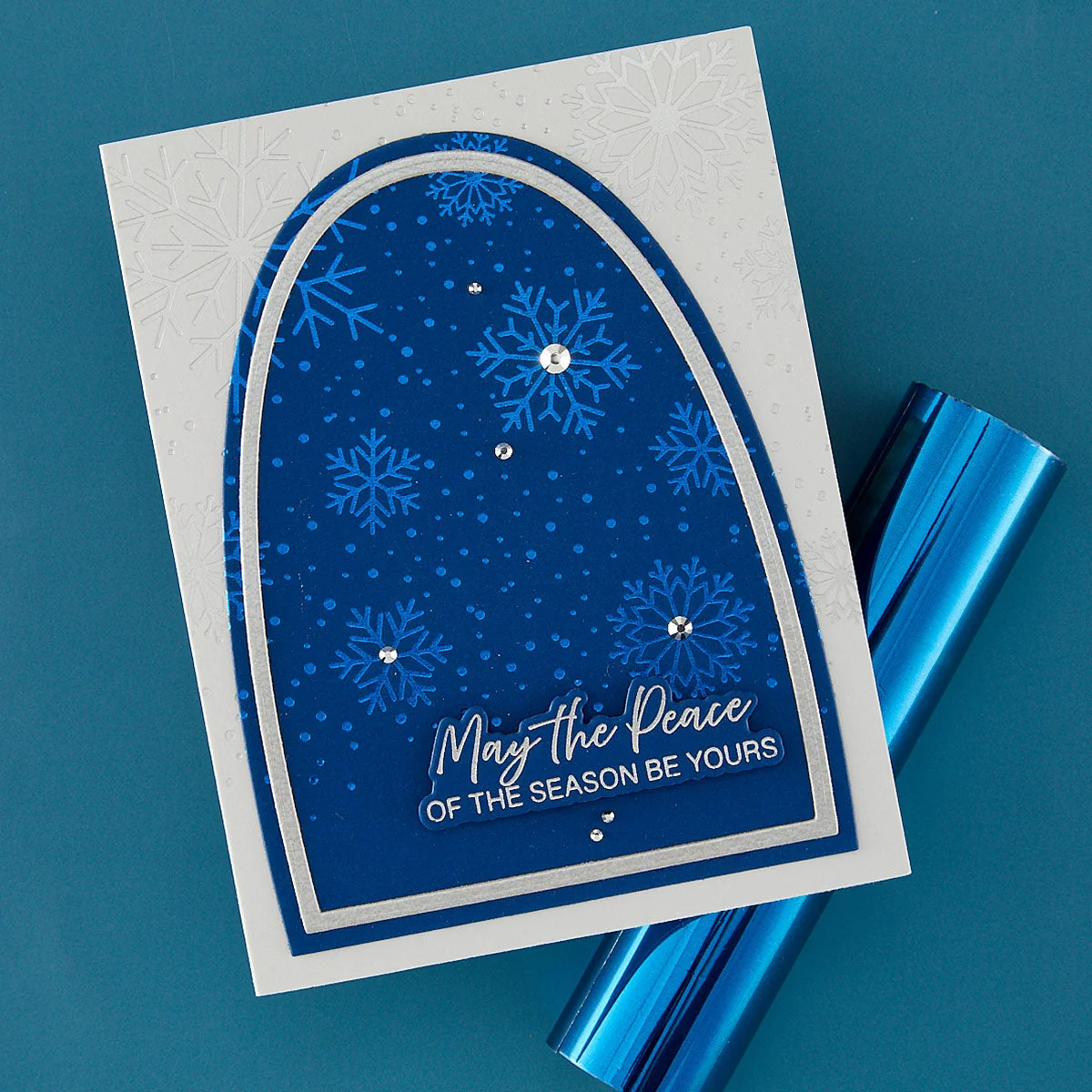 Winter Peace Press + Foil Plate & Dies