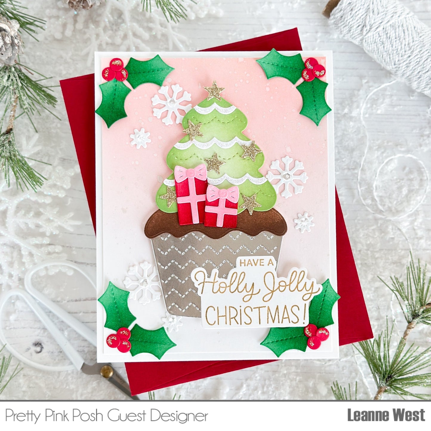 Big Christmas Cupcake Dies