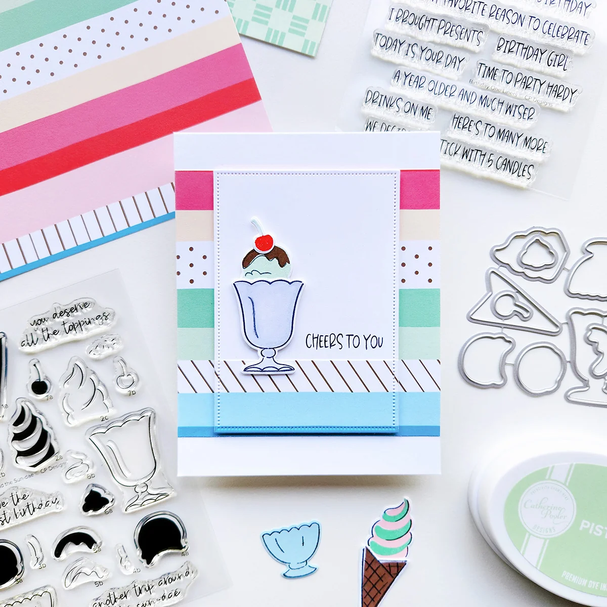 Birthday One Liners Sentiments Stamp Set