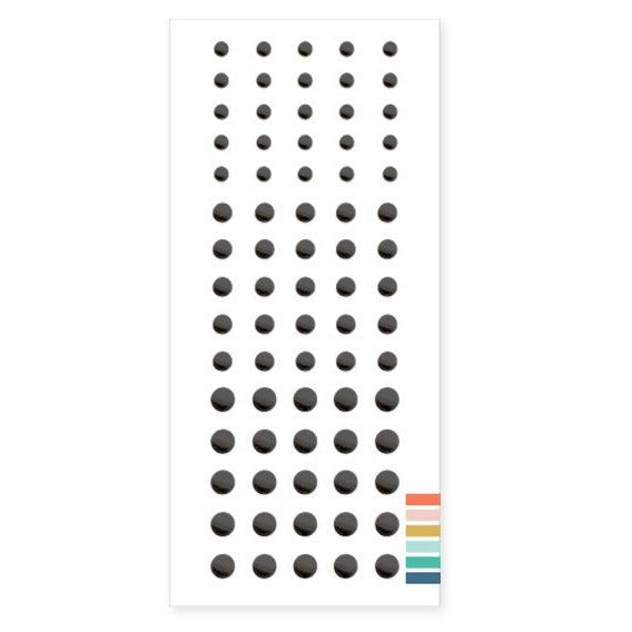 Enamel Dots: Black