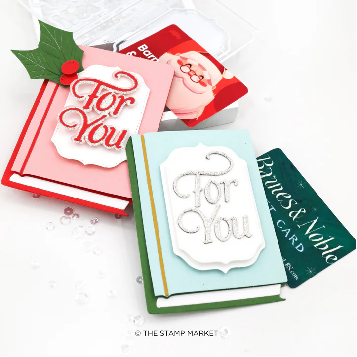 Book Gift Card Holder Die