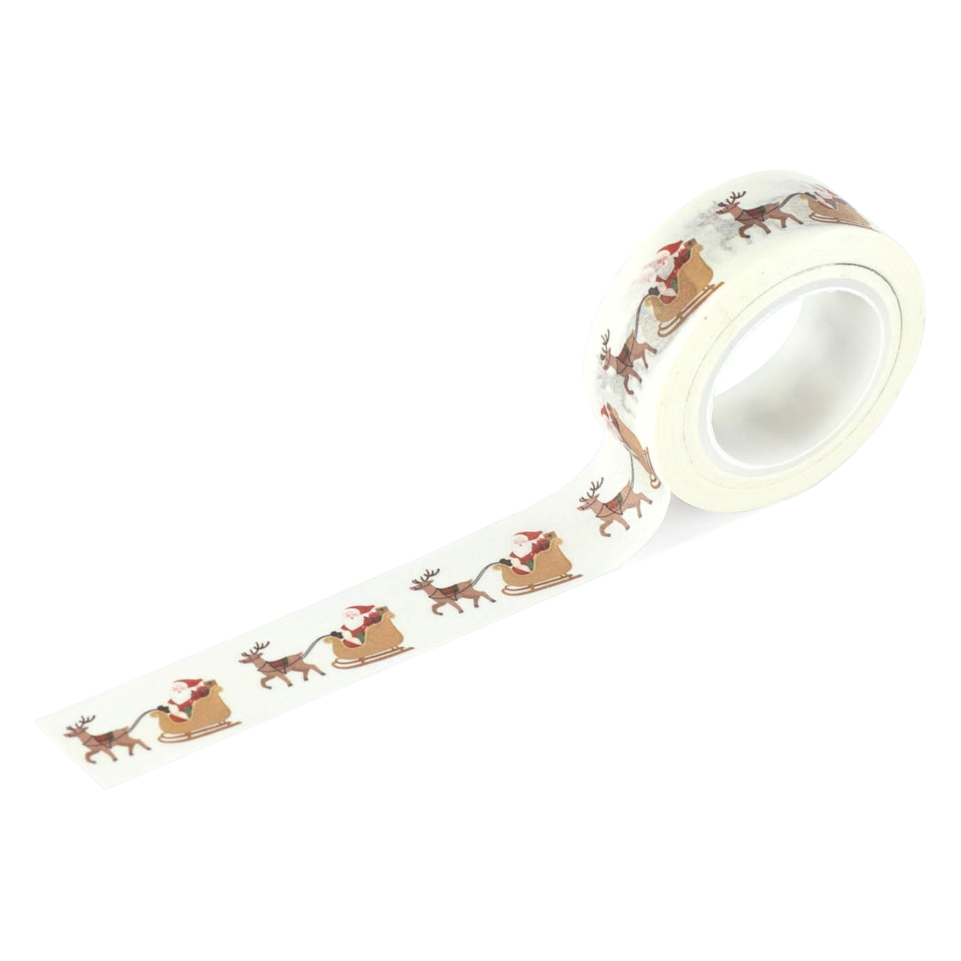 Christmas Village: Santa's Sleigh And Reindeer Washi Tape