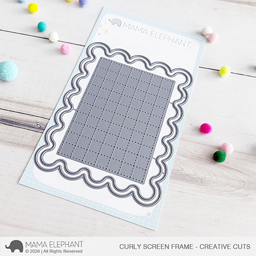 Curly Screen Frame Creative Cuts