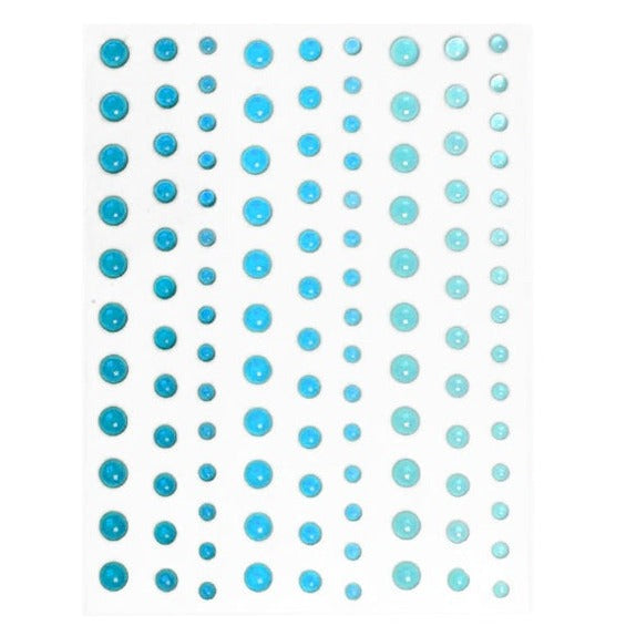 Translucent Aquas Hero Hues Enamel Dots