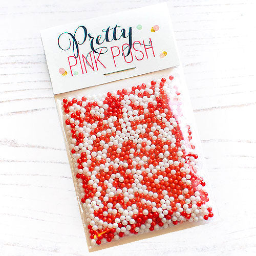 Candy Cane Shaker Beads