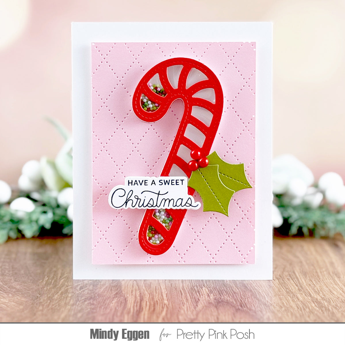 Candy Cane Shaker Die