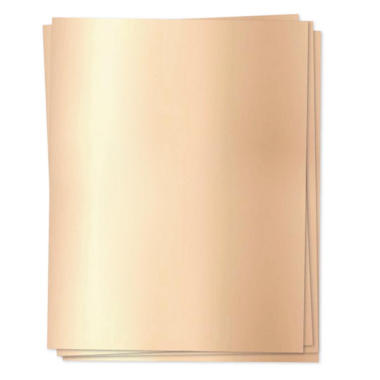 Champagne 8.5 x 11 Foil Paper