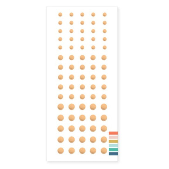 Enamel Dots: Creamsicle
