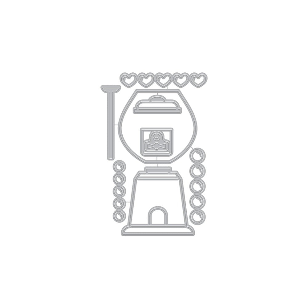 Gumball Machine Fancy Dies