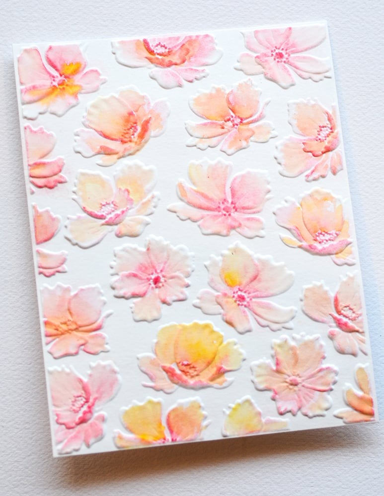 Anemone Drift 3D Embossing Folder & Dies
