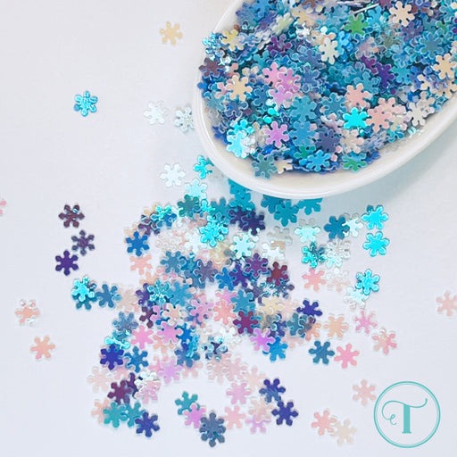 Blizzard Snowflake Confetti Embellishment Mix