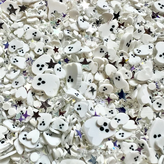 Little Boo Sparkle Clay Embellishments