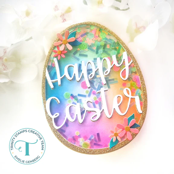 Happy Easter Egg Add-on Dies