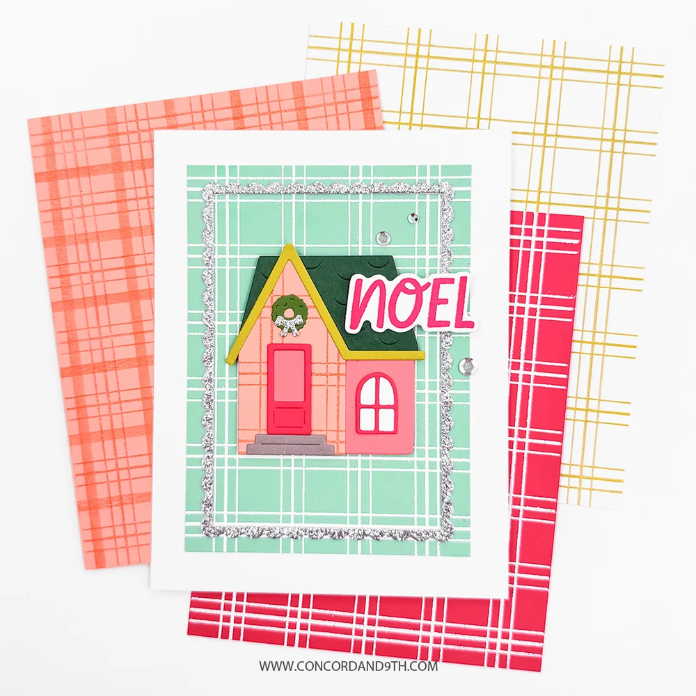 Everyday Plaid Background Stamp Set