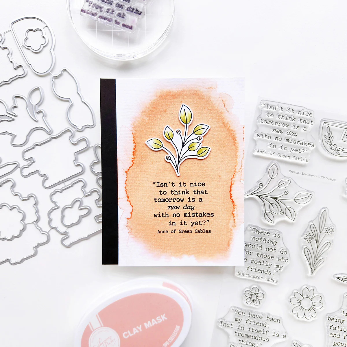 Excerpts Sentiments Stamp Set