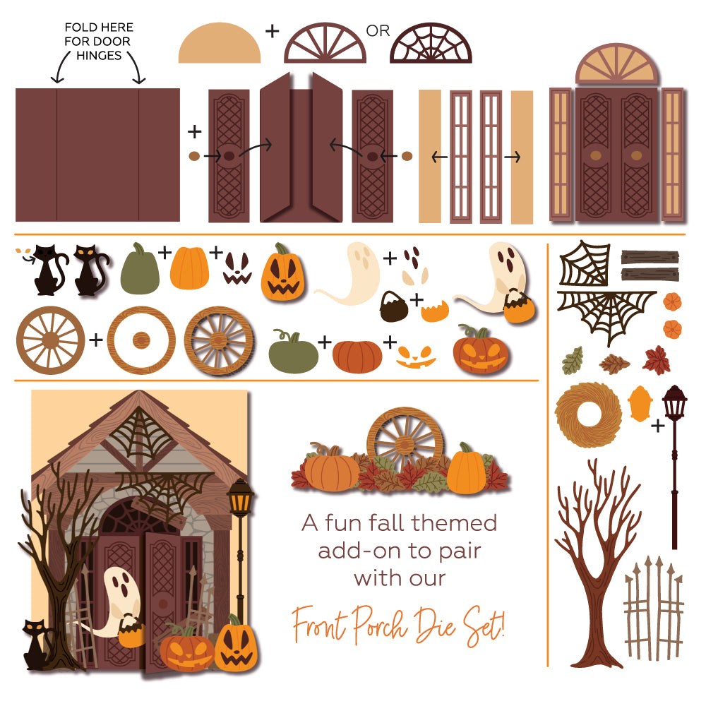 Lovely Layers: Front Porch Falloween Add-On Honey Cuts