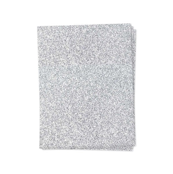 Silver Glitter 8.5 x 11 Paper